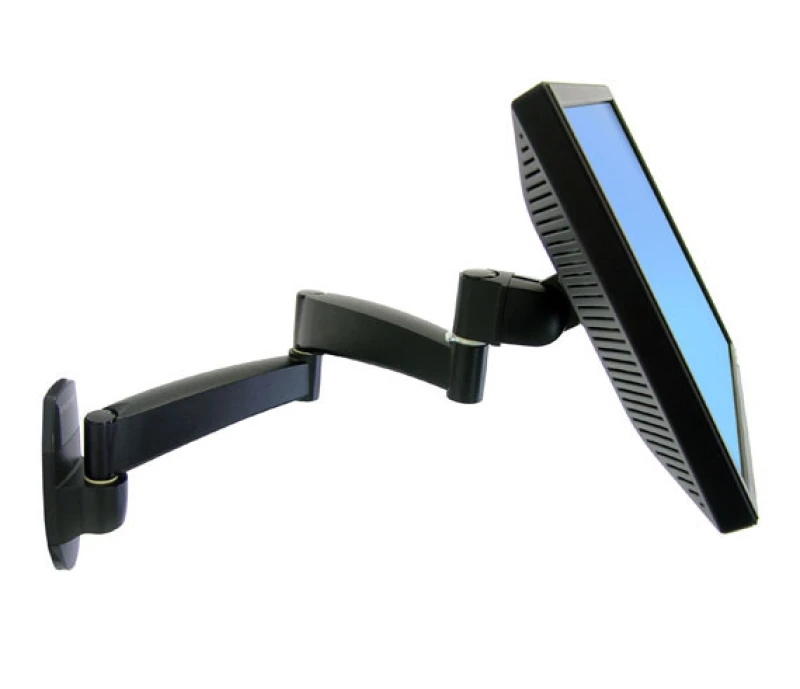 Image of Ergotron 200 Series Wall Mount Arm. 2 Extensions 61cm (24") Blac
