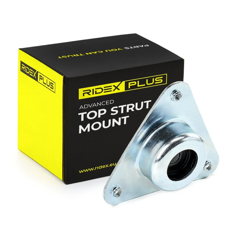 Image of RIDEX PLUS 1180S0521P Top strut mount Front Axle Right Suspension Strut Support Bearing (1180)