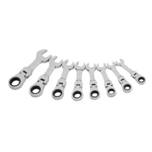 Image of Draper HI-TORQ Metric 8 Piece Combination Spanner Set