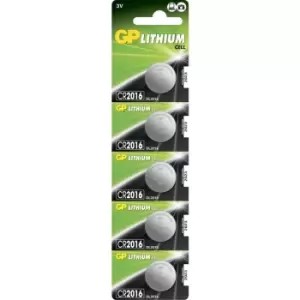 Image of GP Batteries Lithium CR2016 Single-use battery Lithium-Manganese...