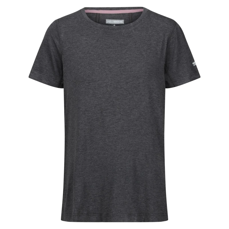 Image of Womens T-Shirt Regatta Ballyton Gris Female 40