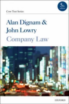 Image of Company Law by Alan Dignam Book