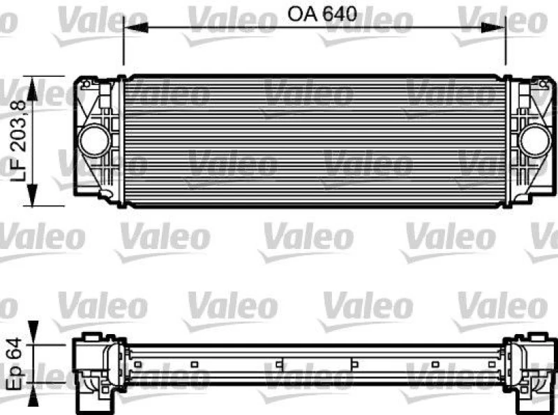 Image of Intercooler VALEO 818732
