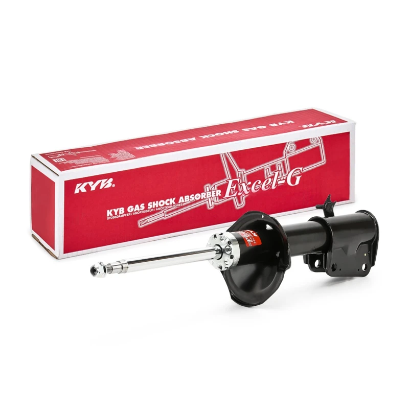 Image of KYB 333433 Shock absorber Front Axle Right, Gas Pressure, Twin-Tube, Suspension Strut, Top pin Shock Absorber (854)