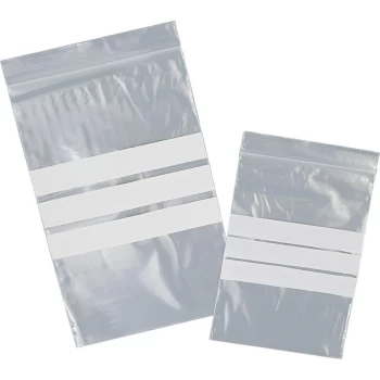 image of 10'X14' Write-on Grip Seal Bags, Pk-1000 - Avon