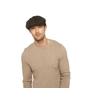 Image of Tom Franks Mens Herringbone Baker Boy Cap (M/L) (Brown)