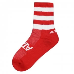 image of Atak GAA Half Leg Football Socks - Red/White