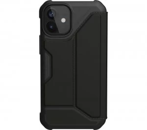 image of Urban Armor Gear Metropolis Rugged iPhone 12 Mini Case - Black