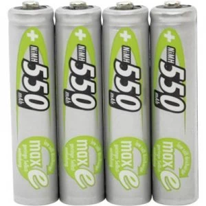 Image of Ansmann maxE HR03 AAA battery (rechargeable) NiMH 550 mAh 1.2 V 4 pc(s)