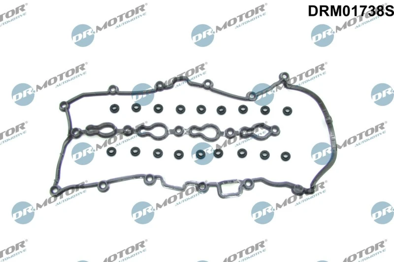 Image of DR.MOTOR AUTOMOTIVE Gasket Set, cylinder head cover DR.MOTOR AUTOMOTIVE DRM01738S