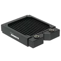Image of Barrow Dabel-28b 120mm Single Fan Radiator with 28mm Depth - Black