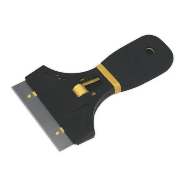 image of Genuine SEALEY AK8651 Razor Scraper with Comfort Grip Handle