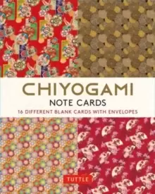 Image of Chiyogami Japanese, 16 Note Cards : 16 Different Blank Cards with 17 Patterned Envelopes in a Keepsake Box!