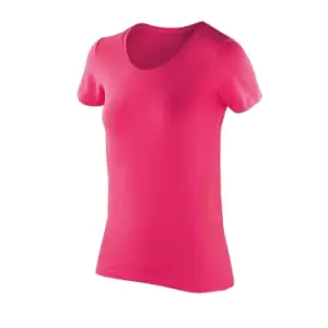Image of Spiro Womens/Ladies Impact Softex Short Sleeve T-Shirt (XS) (Candy)