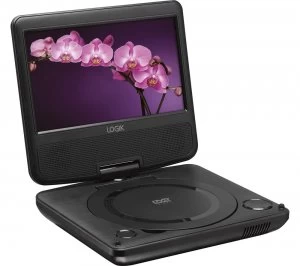 image of Logik 7" Portable DVD Player L7SPDVD16