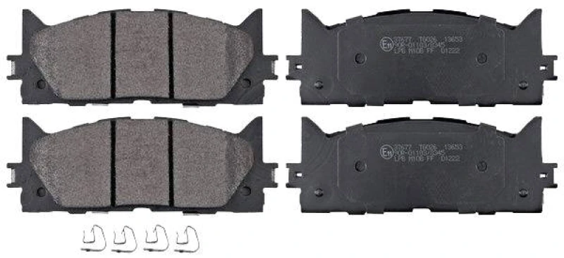 Image of A.B.S. 37677 Brake pad set without integrated wear sensor Brake Pad Set,disc brake (402)