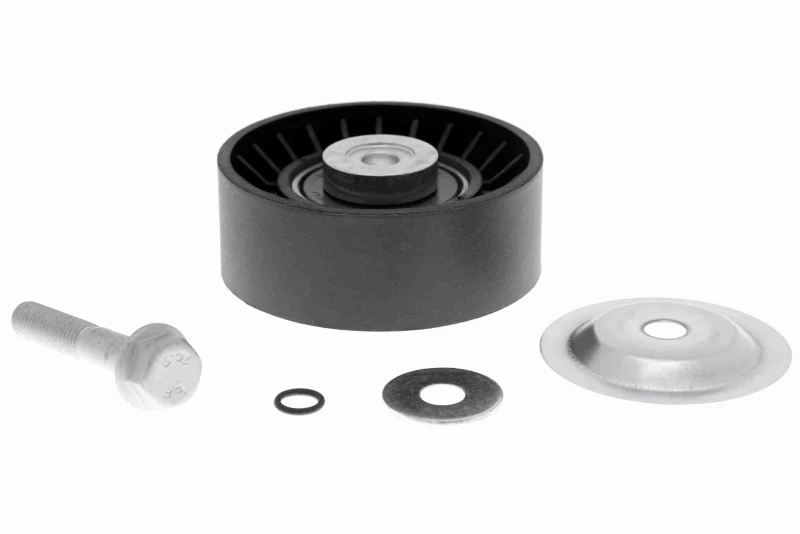 Image of VAICO V25-0351 Idler Pulley Original VAICO Quality Plastic Deflection/Guide Pulley,v-ribbed belt (312)