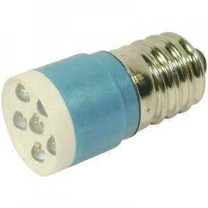 Image of LED bulb E14 Blue 24 Vdc 24 V AC 860 mcd CML