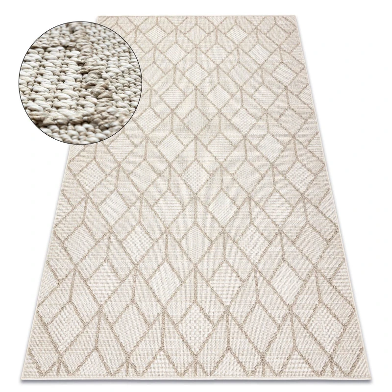 Image of RugsX Origi Rug in Beige Size: 80cm x 150cm Beige Unisex 80cm x 150 cm