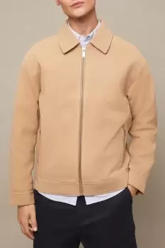 Image of Collared Harrington Jacket