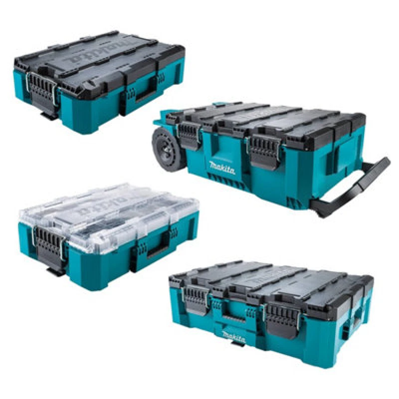 Image of Makita 4 Piece MakTrak Tool Box Kit MAKKIT93