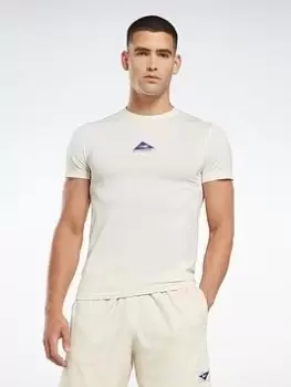Image of Reebok Les Mills Myoknit T-Shirt - White, Size L, Men