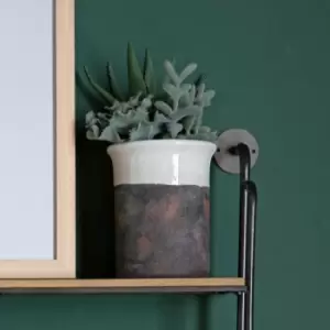 Image of Gallery Interiors Lucina Potted Succulent Faux Plant Green