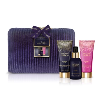 image of Baylis & Harding Mulberry Fizz Wash Bag Set