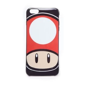 image of Nintendo - Toad Mushroom Face Apple iPhone 6 Plus Phone Cover