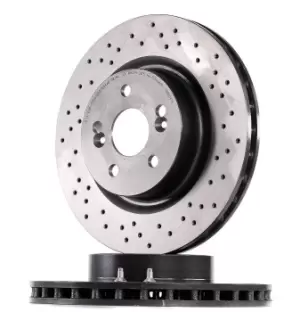 Image of BREMBO Brake disc 09.8904.1X Brake rotor,Brake discs RENAULT,Clio III Schragheck (BR0/1, CR0/1),MEGANE II (BM0/1_, CM0/1_)