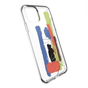 image of Speck Presidio iPhone 11 Pro Max Clear Plus Print Multicolour Phone Ca