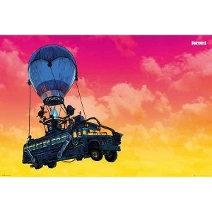 Image of Fortnite Battle Bus Poster