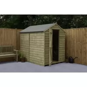 Image of Forest Garden 7 x 5ft Apex Overlap Pressure Treated Windowless Shed