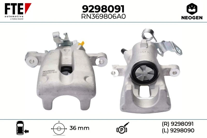 Image of Brake caliper FTE 9298091