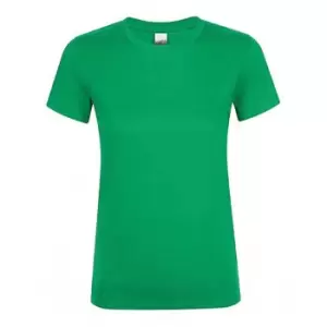 Image of SOLS Womens/Ladies Regent Short Sleeve T-Shirt (XXL) (Kelly Green)