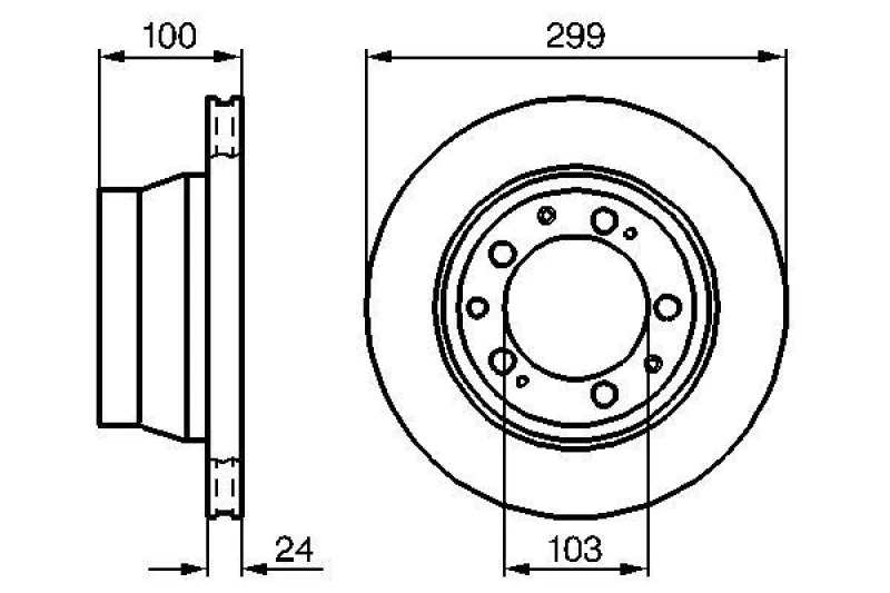 Image of Brake disc Bosch 0 986 478 419