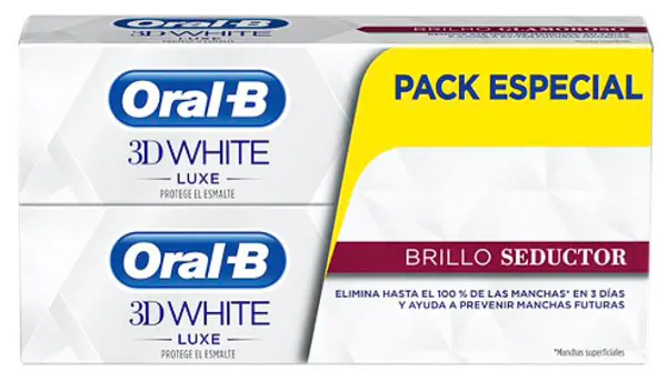 Image of Oral B 3D White Luxe Brillo Seductor Pasta Dentifrica Toothpaste 75ml