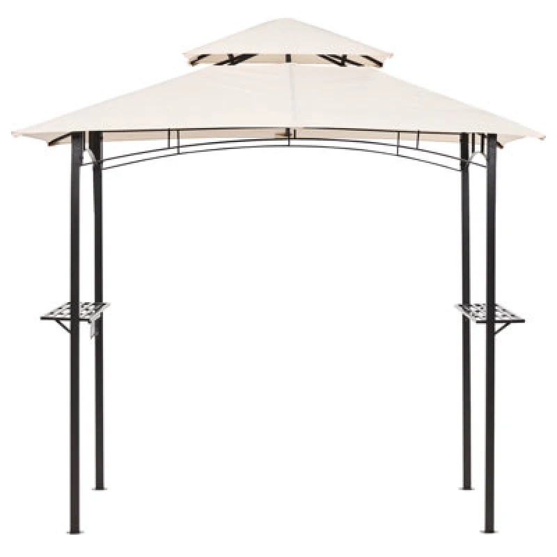 Image of Beliani Gazebo Naro Metal 240 Cm 148cm Beige