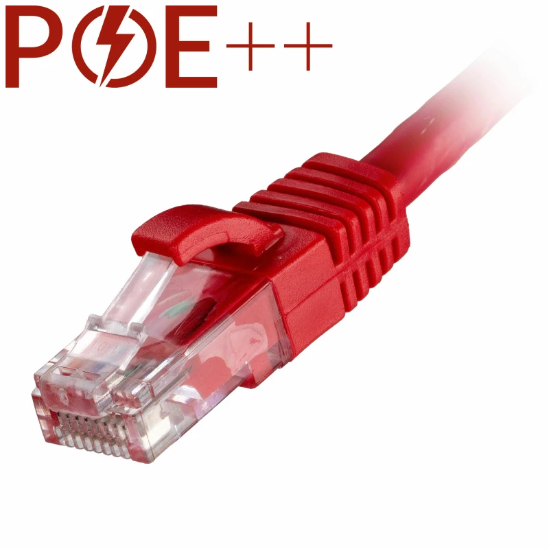 Image of Cablenet 0.3m Cat6 RJ45 Red U/UTP LSOH 24AWG Snagless Booted Patch Lea