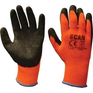 image of Scan Thermal Latex Coated Glove M Pack of 1