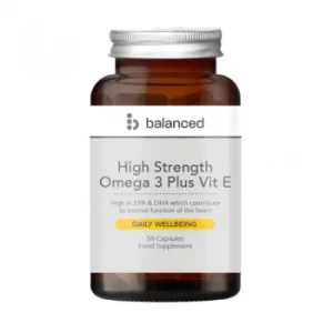 Image of Balanced Omega 3 Bottle 50gelcaps