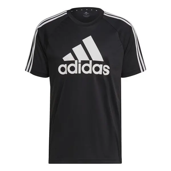 image of adidas Sereno Logo T Shirt Mens - Black XS