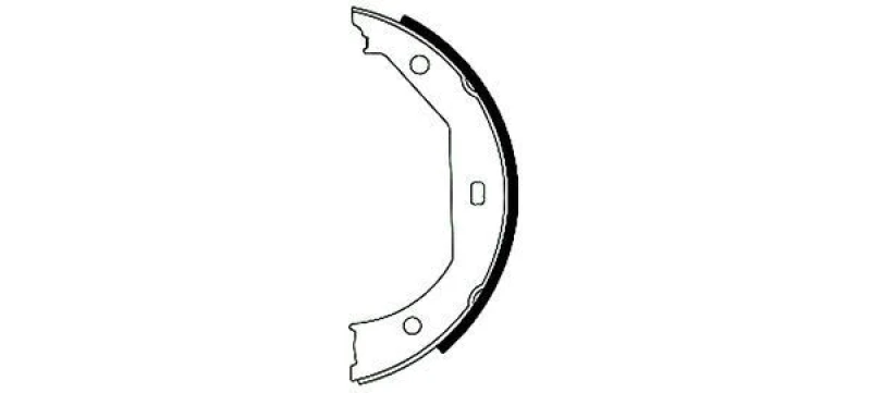 Image of Handbrake shoes TEXTAR 91049300