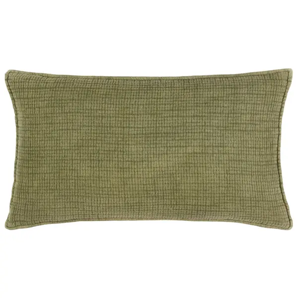 image of Ribble Cushion Khaki, Khaki / 40 x 60cm / Polyester Filled