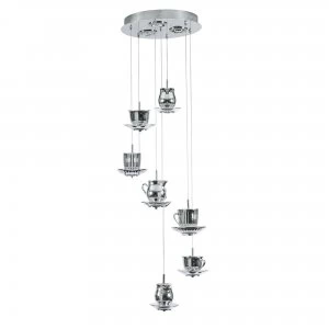 image of Litecraft Hatter Tea Cup Ceiling Light