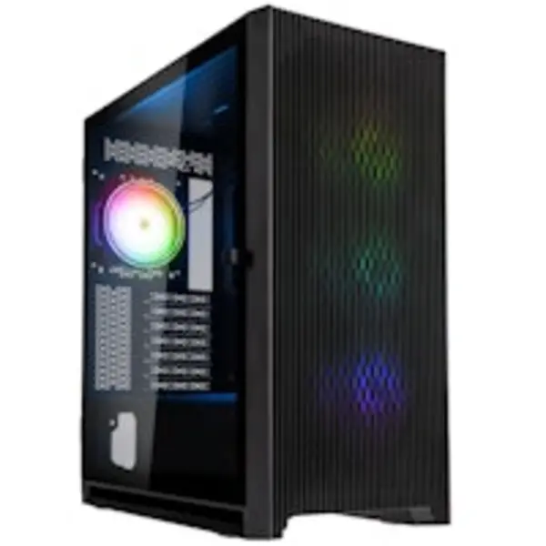 Image of Kolink Unity Lateral ARGB Midi Tower Case - Black