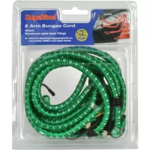 image of 8 Arm Bungee Cord 80cm - STCN5 - Supatool