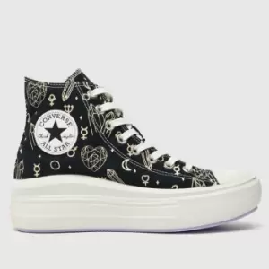 image of Converse Black All Star Move Crystal Energy Trainers