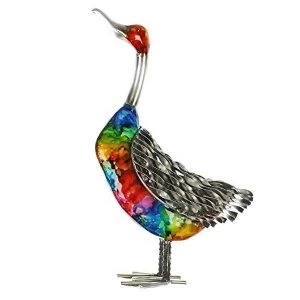 image of Country Living Hand Painted Metal Duck 41cm