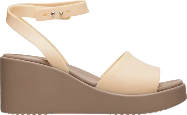 Image of Crocs Women Brooklyn Ankle Strap Sandals Shiitake 8